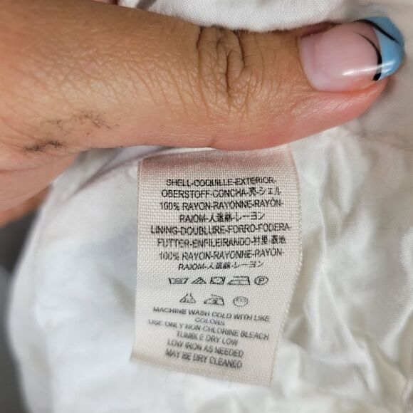 Free People Floral Backless Dress. White M - Picture 12 of 13